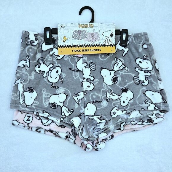 Peanuts Other - Peanuts🥜 Two✌️ Pack Fleece Sleep💤 Shorts🩳 - NWT